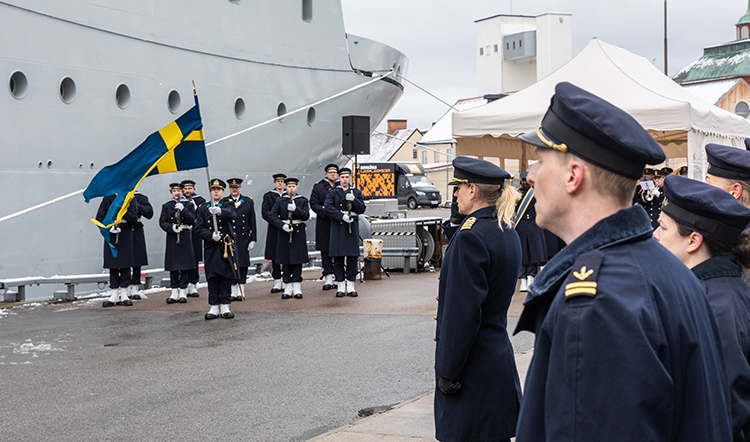 Artemis dop. Foto: Jimmie Adamsson, Försvarsmakten.