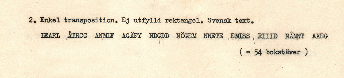 Bild på junipysslet. Transkribering finns längre ned på denna sida.